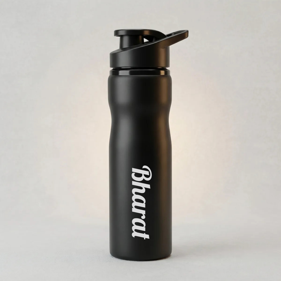 B4 Black Stainless Steel Bottle